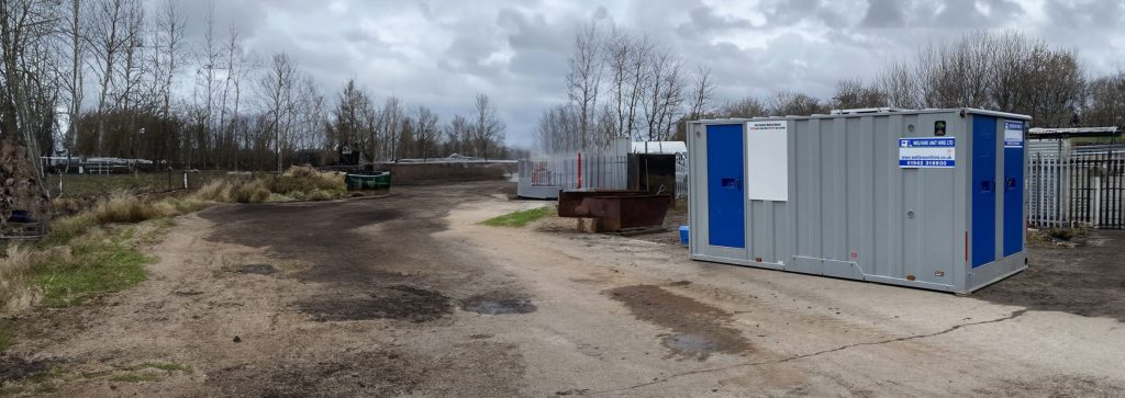 Showcasing 8 man welfare unit with office